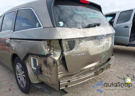 2011 Honda Odyssey Ex-L из США, поврежденный, VIN 5FNRL5H61BB077341